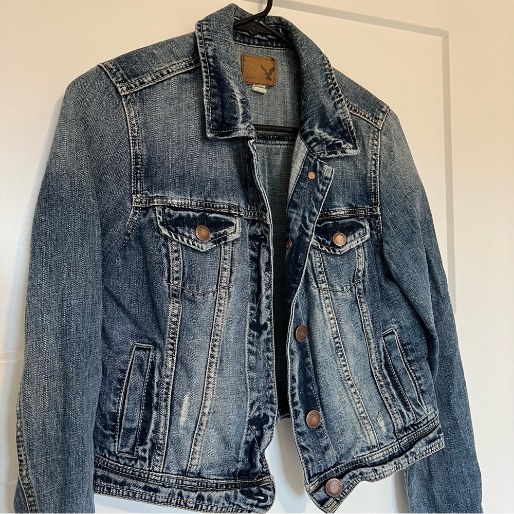 Distressed Jean Jacket